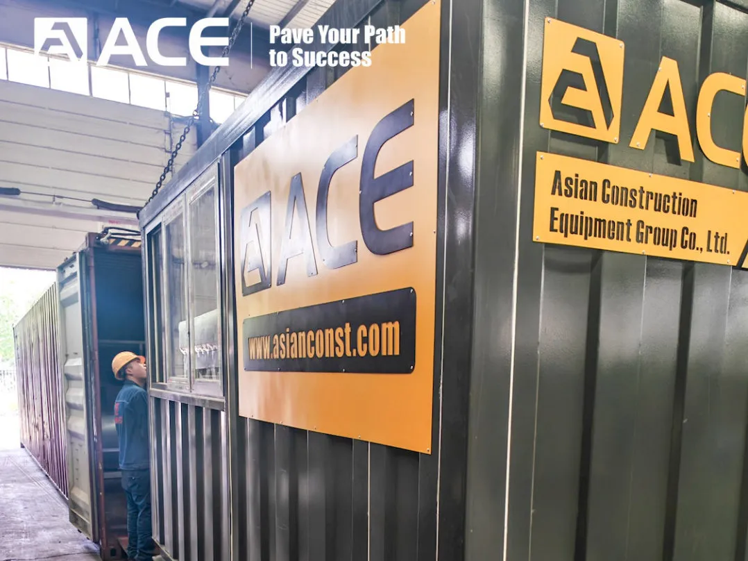 An 8-ton drum-de-blocking unit, designed to complement the MAP100 asphalt mixing plant, is being shipped to Tanzania.