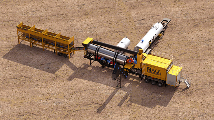 IAM Super Mobile Asphalt Mixing Plant for Sale