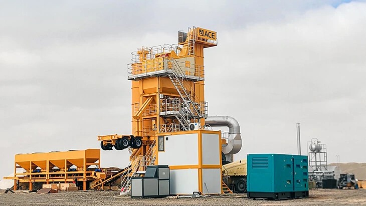 MAP series mobile asphalt batching plant