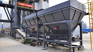 RAP feeder system with precise weighing and stable conveying for asphalt hot recycling