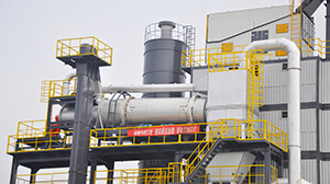 Specialized RAP drying drum designed to prevent asphalt aging during the heating process