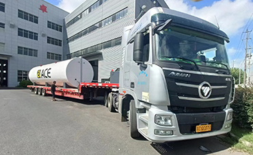 Bitumen tank shipment from Wuxi factory