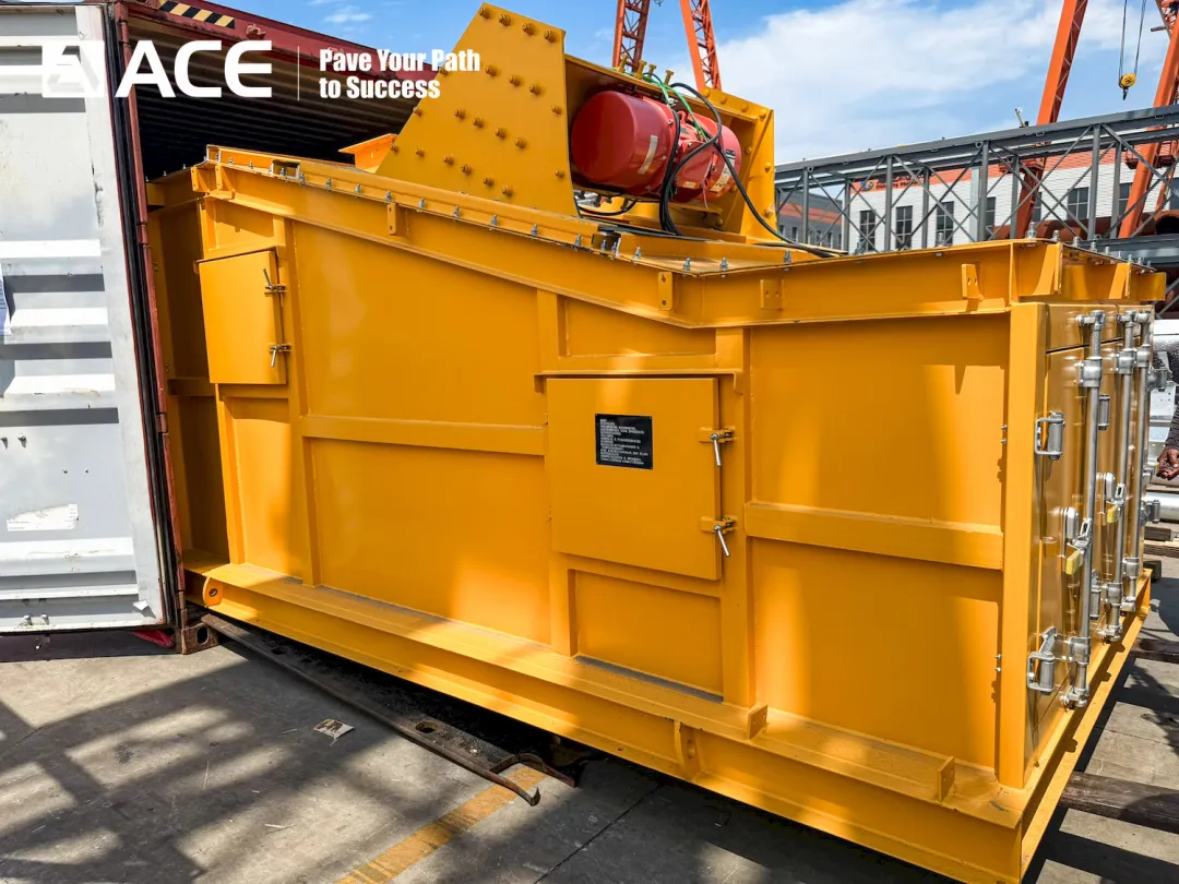 MAP1500 mobile asphalt mixing plant shipped to Ethiopia.