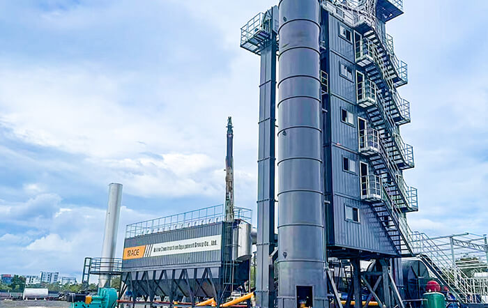 High capacity BAP200 asphalt mixing plant 200t/h in Malaysia