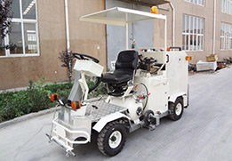 High pressure airless piston pump for high efficiency and quality road marking