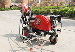 Reliable Robin petrol engine driving system for hand-push cold paint airless road marking machine