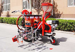 Reliable Robin petrol engine driving system for hand-push cold paint airless road marking machine