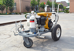 Reliable Robin petrol engine driving system for hand-push cold paint airless road marking machine