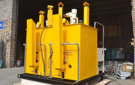 Industrial road marking pre-heater equipment for thermoplastic paint