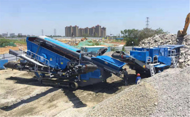 Crawler Impact Crusher Plant AMI1213 + Crawler Mobile Screening Plant AM3600H