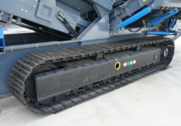 Sturdy STRICKLAND track for mobile impact crusher plant