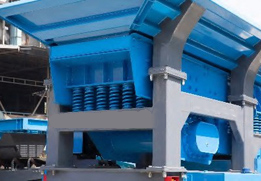 Feeding unit for mobile impact crusher plant for sale
