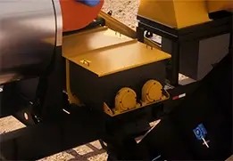 Large capacity mixer for homogeneous asphalt bitumen mixing