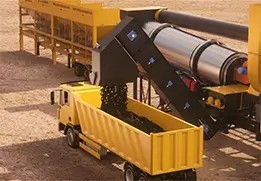 Scraper drag conveyor for anti-segregation of finished asphalt mixture