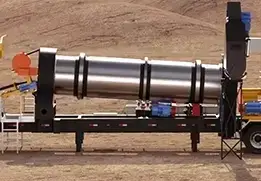 drying drum of IAP asphalt plant