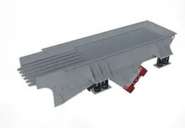 Feeder of impact crusher plant