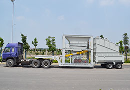 mixing tower module for map60 mobile asphalt batch mix plant