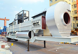 extra chassis for mobile asphalt plant map60