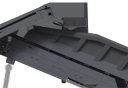 Feeder of impact crusher plant