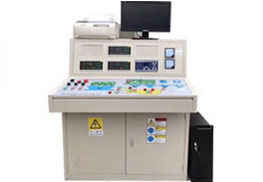PLC automatic control system and operator room for wet mix plant