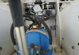 Efficient material utilization system reducing cement consumption by 8 percent