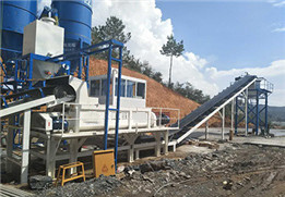 Wet mix plant operating for road construction in Hechi Guangxi