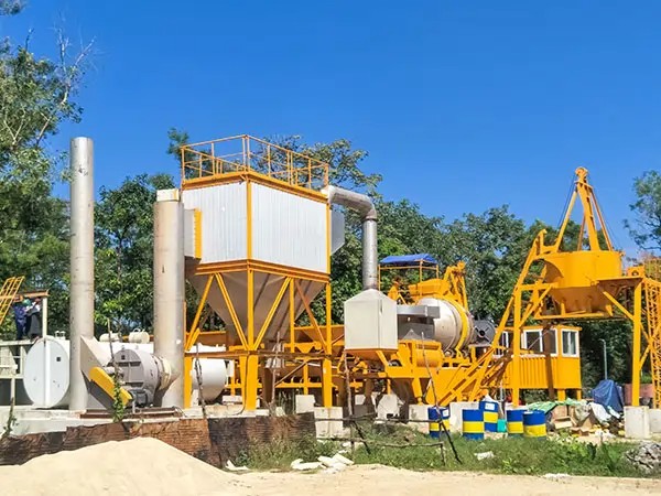 40t/h compact asphalt mixing plant cap40