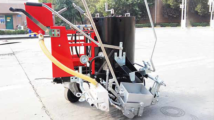 Hand-push Thermoplastic Screeding Road Marking Machine for Sale