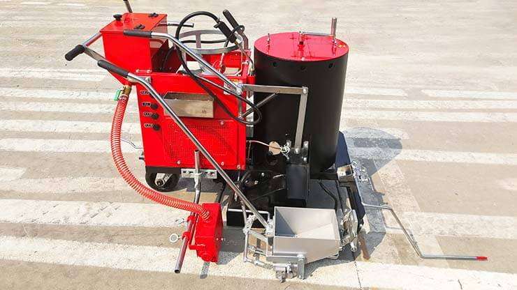 Self-propelled Thermoplastic Convex Road Marking Machine for Sale