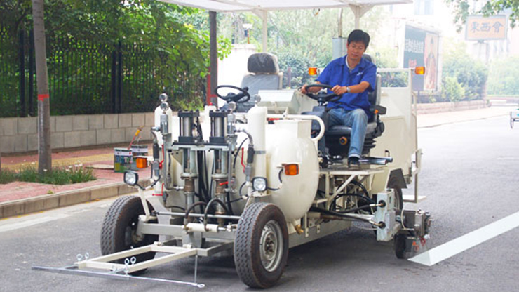 Driving-type Cold Paint Airless Road Marking Machine Price