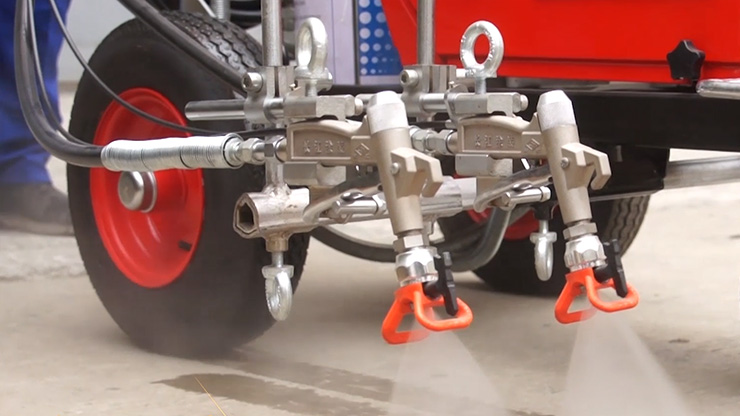Hand-push Cold Paint Airless Road Marking Machine Price