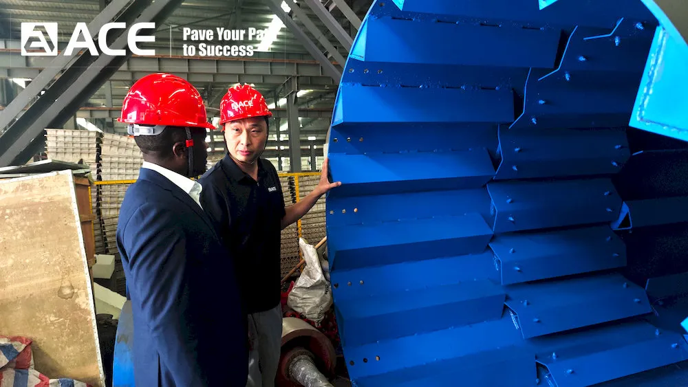 Ugandan business delegates from Africa arrive at ACE Group for a site visit and inspection.