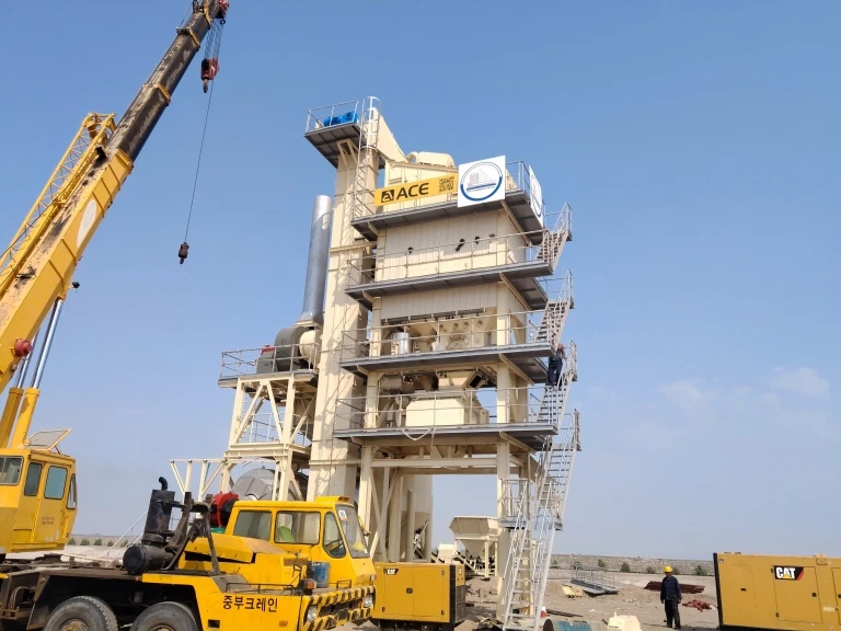 ALB1500 Advanced Asphalt Plant Successfully Put into Operation