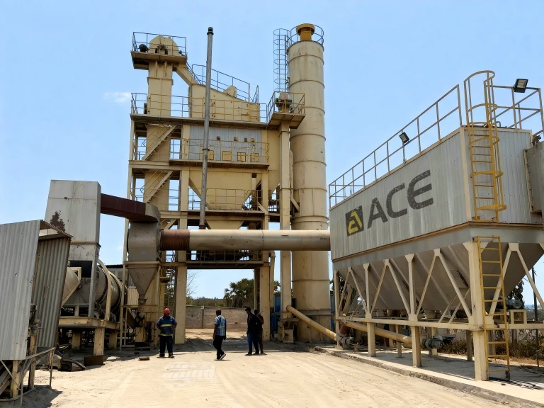  ACE Group's BAP120 Asphalt Plant - Tanzania Project Site
