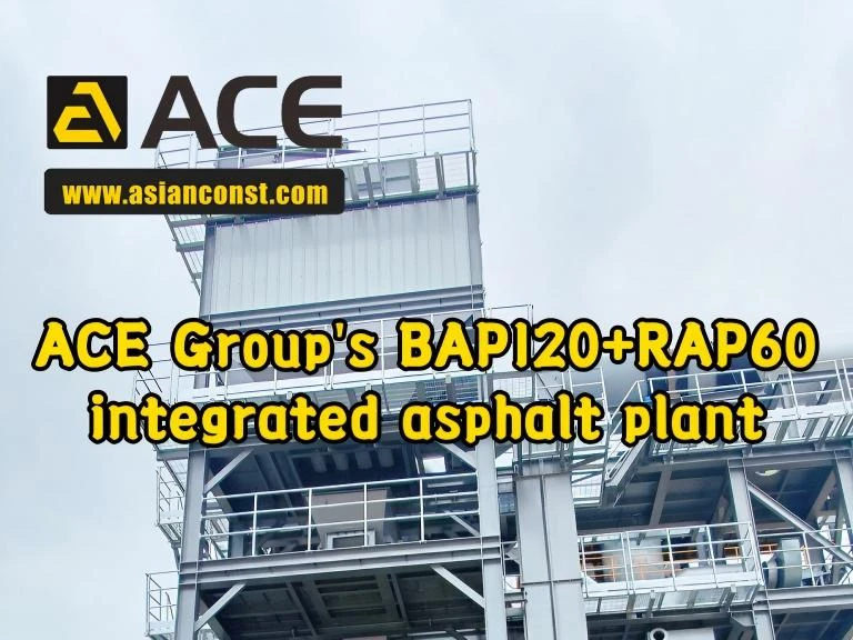 Asphalt Mixing Plant BAP120+RAP60 Full Assembly Finished