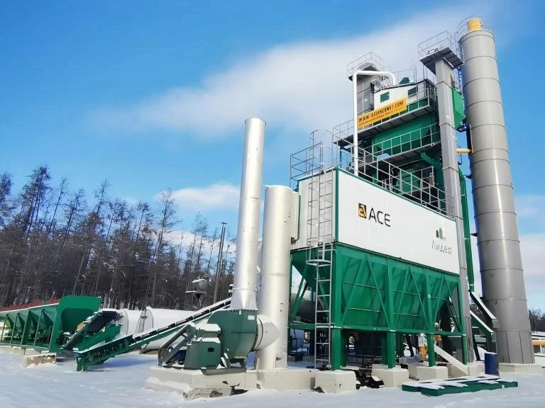 ACE Group's BAP80 Asphalt Mixing Plant Reported on Russian TV