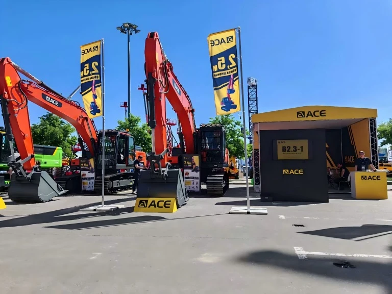 ACE Series Excavators Are Exhibiting at the CTT 2025