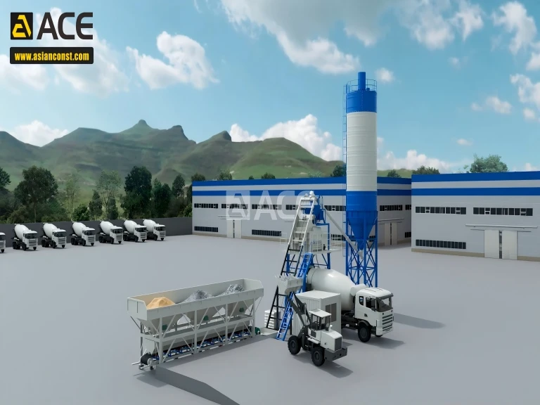 How A Hopper Lift Batching Plant Works