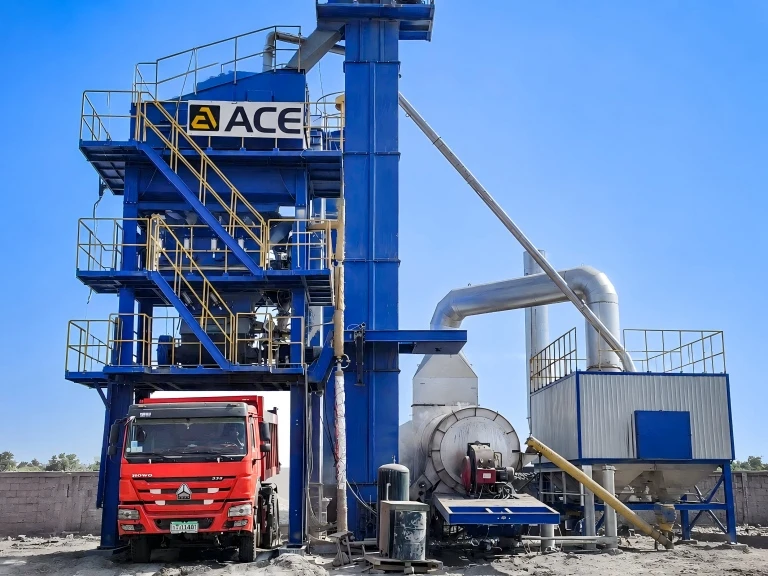 MAP80 Mobile Asphalt Mixing Plant in Production at Ethiopia Site