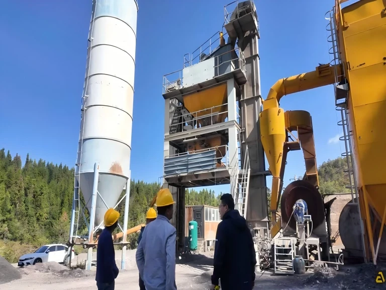 On-site inspection for 100t/h Used Asphalt Plant!