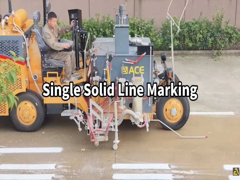 Ride-on Road Marking Machine